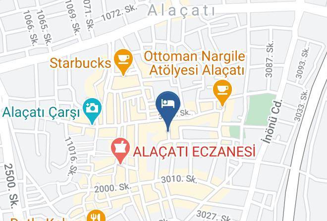Cesme - Beyaz Han Otel Maps