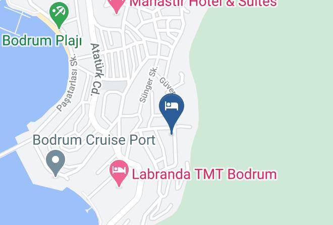 Bodrum - Beyaz Hotel Maps