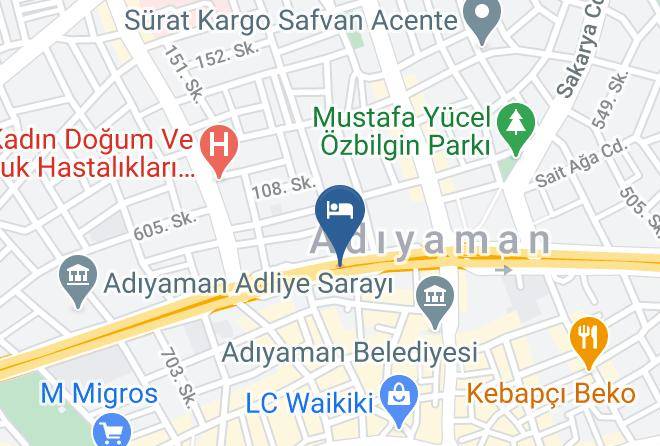 Adiyaman Hocaomer - Beyazsaray Otel Maps