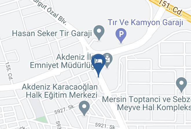 Akdeniz - Beyhan Otel Maps