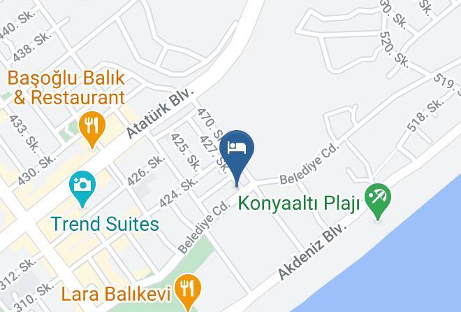 Konyaalti - Beyond Otel Maps