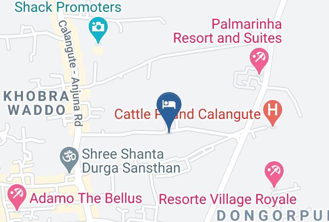 Beyond Stay Gulmohar Goa Map