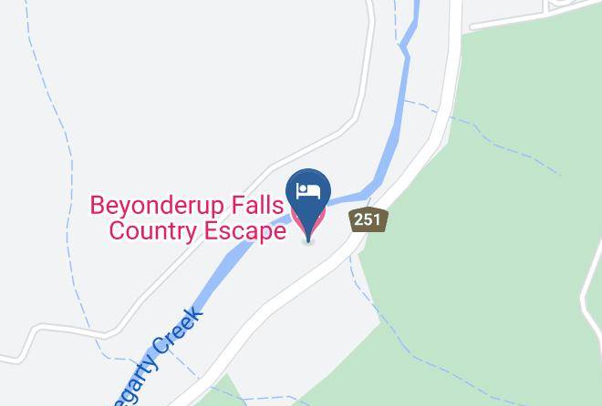 Nannup - Beyonderup Falls Country Escape Maps