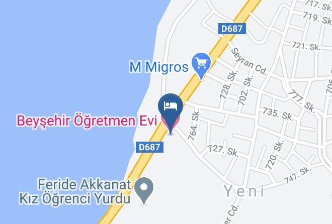 Beysehir - Beysehir Ogretmen Evi Maps