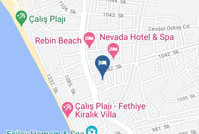 Fethiye - Bezay Hotel Maps