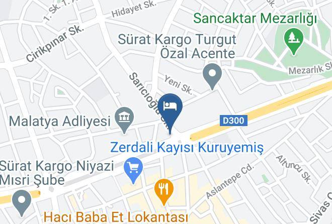 Battalgazi - Bezginler Hotel Maps