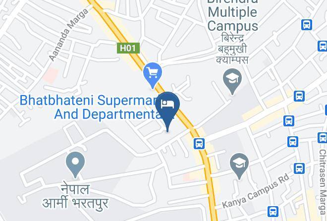 Bhimphedi - Bharatpur Garden Resort Maps