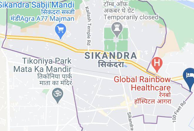 Agra - Bhawna Clarks Inn Hotel Maps