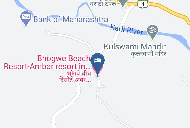 Vengurla - Bhogwe Beach Resort Ambar Resort In Vengurla Konkan Maps
