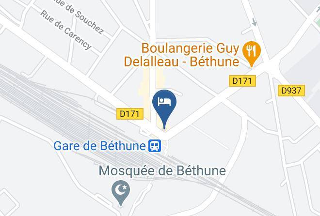 Pas De Calais - B Hotel Citotel Maps