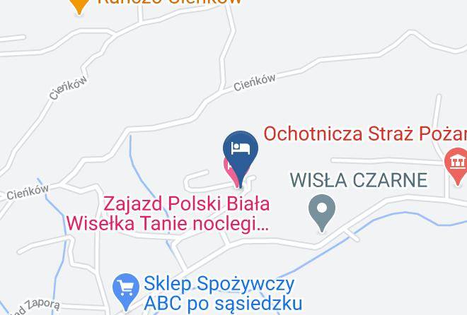 Cieszynski - Biala Wiselka Pensjonat Maps