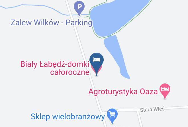 Kielecki - Bialy Labedz Domki Caloroczne Maps
