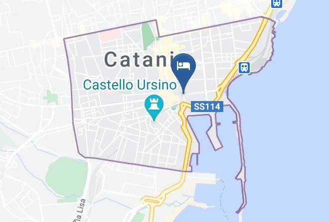Catania - B&b Bianca Maps