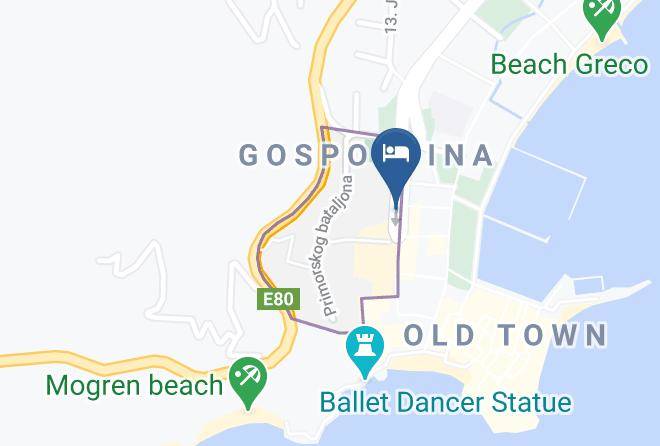 Budva - Bianca Resort & Spa Maps
