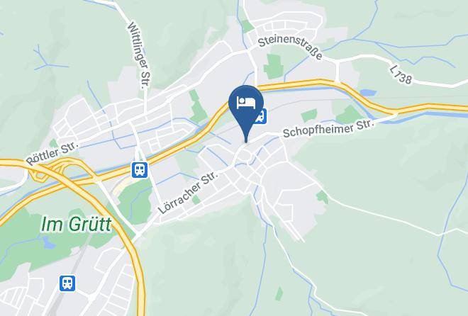 Lorrach - Biancas Hotel Restaurant Hirschen Maps