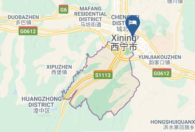 Xining - Bianjing Hotel Maps