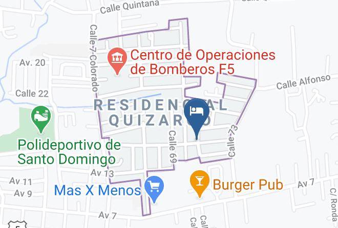 Santo Domingo - Bibi's B And B Maps