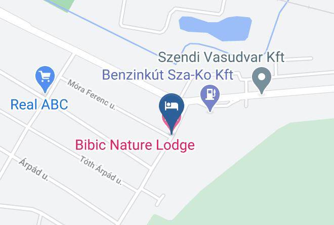 Balmazujvaros - Bibic Nature Lodge Maps