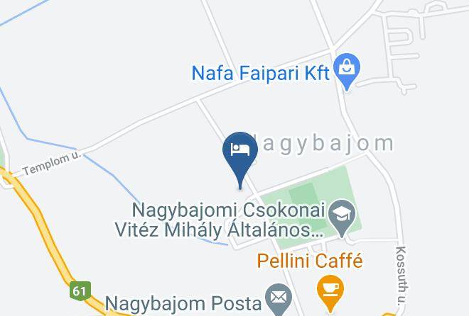 Nagybajom - Bibic Vendeghazak Maps