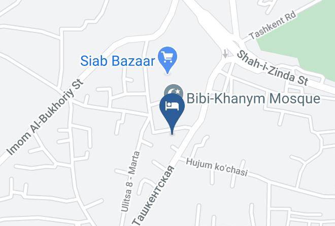 Samarqand - Bibikhanum Hotel Maps