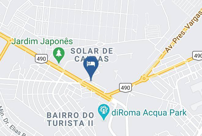 Caldas Novas - Bica Pau Hotel Thermas Maps