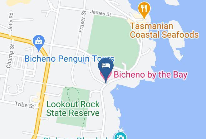 Bicheno By The Bay Map