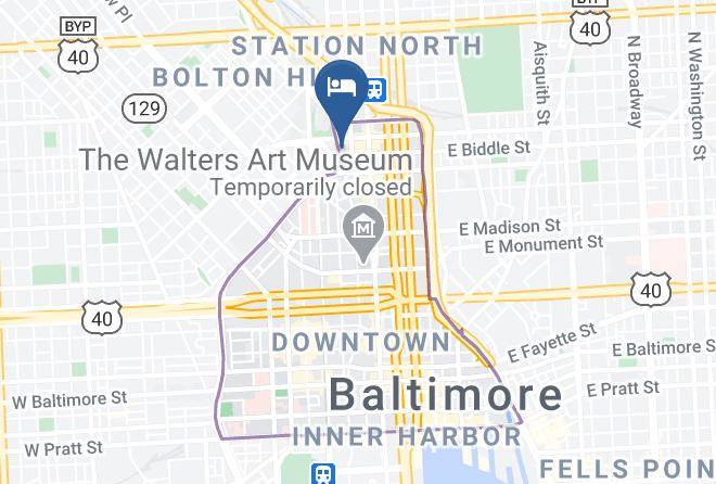 Baltimore City - Biddle Street Inn Maps