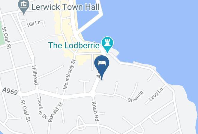 Shetland Islands - Bide A Start Self Catering Maps