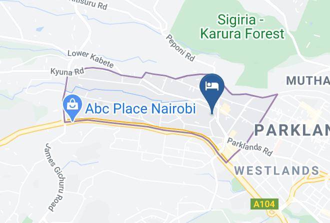 Nairobi - Bidwood Suites Maps