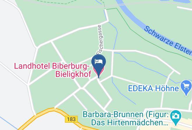 Elbe Elster - Landhotel Biberburg Bieligkhof Maps
