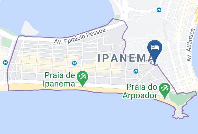 Rio De Janeiro Ipanema - Bien Etre A Ipanema Maps