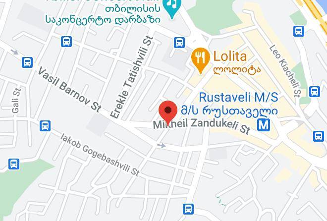 Tbilisi - Bienvenue Hotel Maps