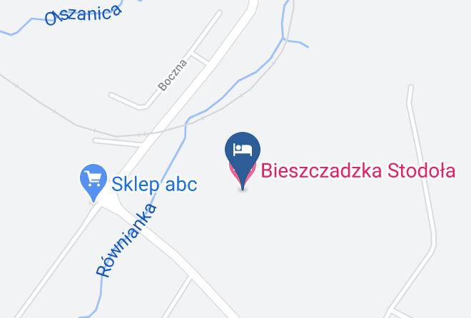 Bieszczadzka Stodola Map
