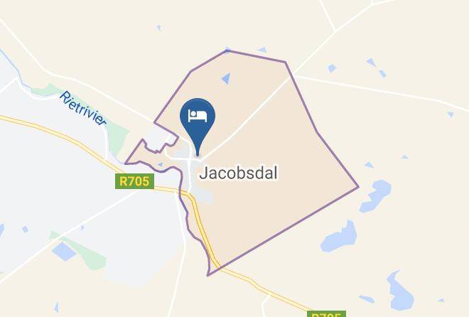 Xhariep - Bietjie Moeg 2 Self Catering Maps