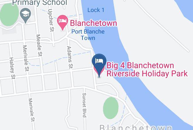Mid Murray - Big 4 Blanchetown Riverside Holiday Park Maps