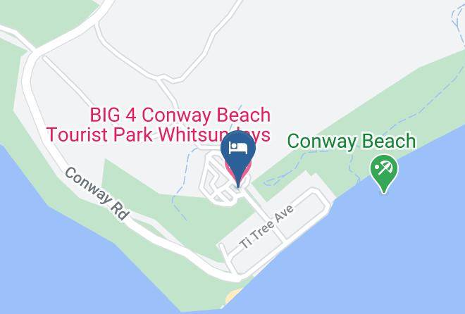 Whitsunday - Big 4 Conway Beach Tourist Park Whitsundays Maps