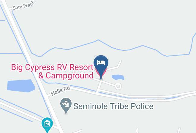 Big Cypress Rv Resort & Campground Map