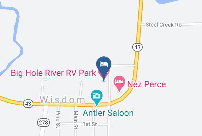 Beaverhead - Big Hole River Rv Park Maps