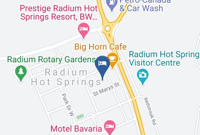 East Kootenay - Big Horn Motel Maps