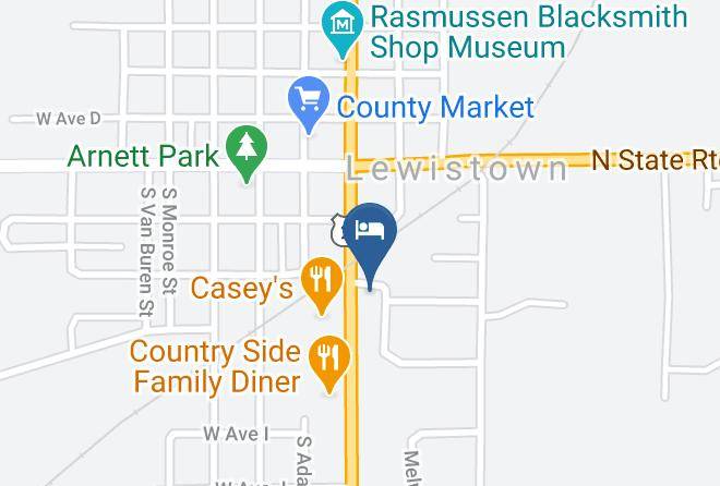 Fulton - Big Horse Inn & Suites Maps