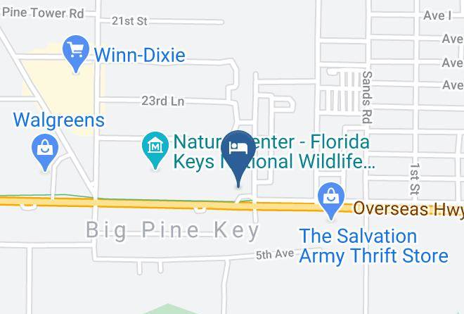 Big Pine Key Motel Map