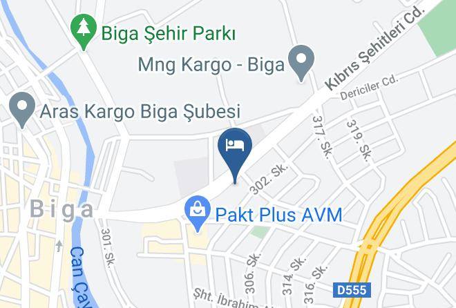 Biga - Big Point Hotel Maps