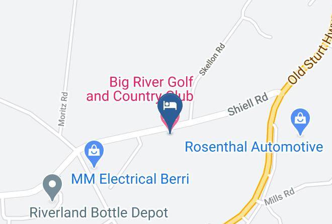 Berri And Barmera - Big River Golf And Country Club Maps