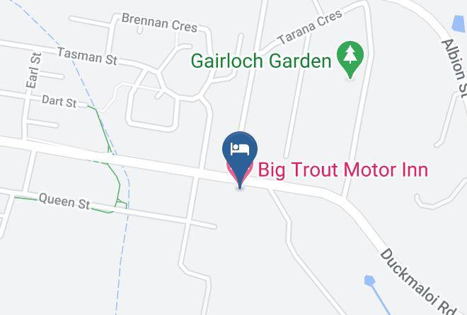 Oberon - Big Trout Motor Inn Maps