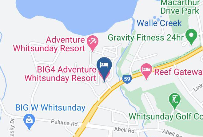Whitsunday - Big4 Adventure Whitsunday Resort Maps