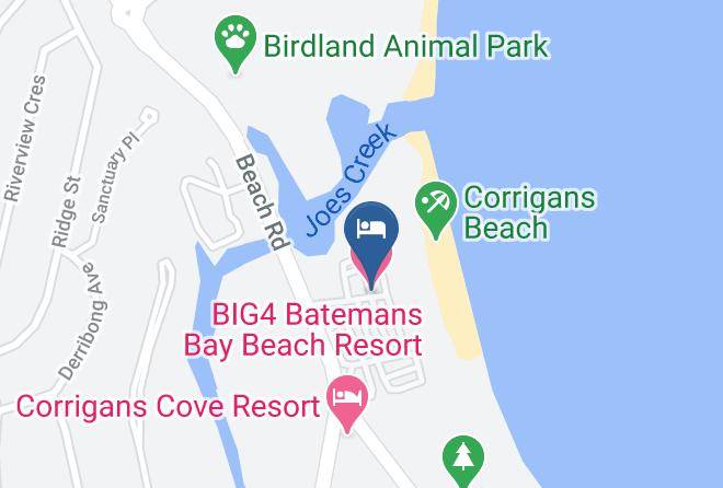 Eurobodalla - Big4 Batemans Bay Beach Resort Maps