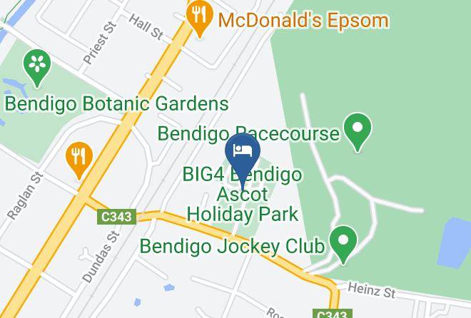 Greater Bendigo - Big4 Bendigo Ascot Holiday Park Maps