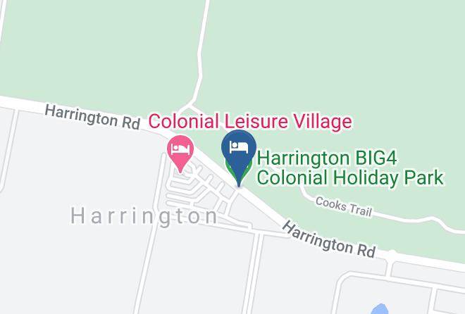 Mid Coast - Harrington Big4 Colonial Holiday Park Maps