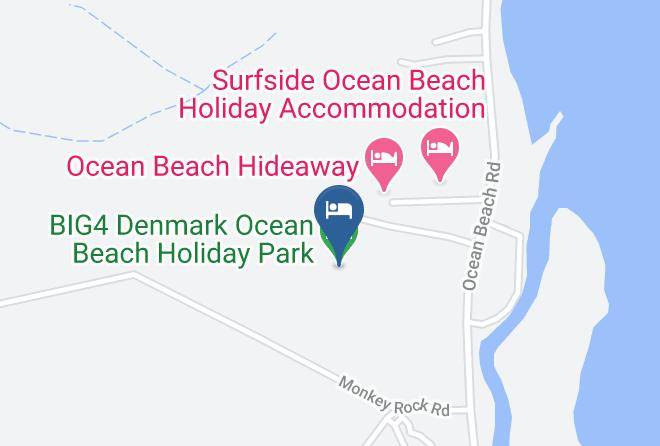 Denmark - Big4 Denmark Ocean Beach Holiday Park Maps