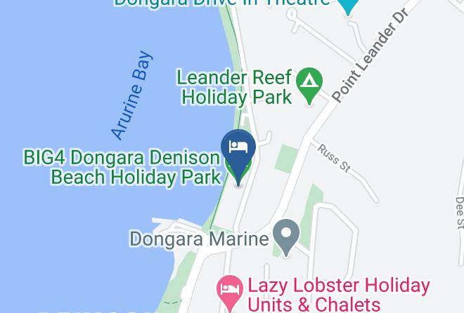 Big4 Dongara Denison Beach Holiday Park Map